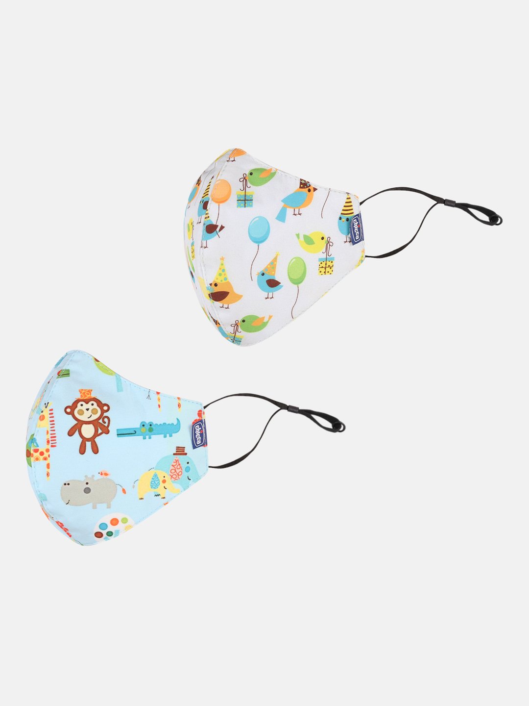 CHICCO COMFYPRO FACE MASK 3-6Y 2PC-BIRD JUNGLE